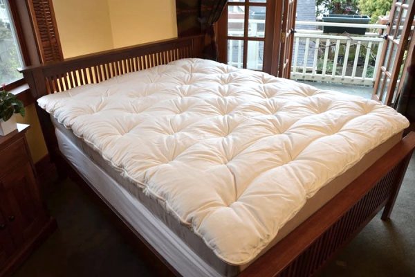2 inch and 4 inch Organic Wool Mattress Toppers