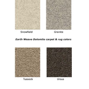Dolomite natural wool carpet colors