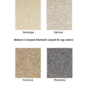 Element natural wool carpet