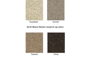 Rainier natural wool carpet colors