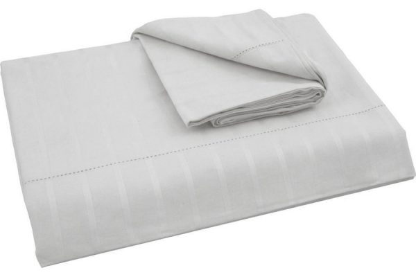 White Luxury Stripe sheets