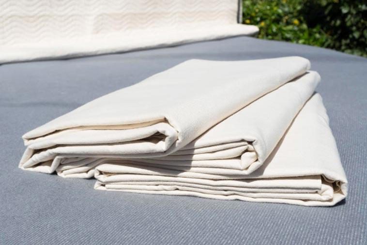 cotton flannel mattress protector