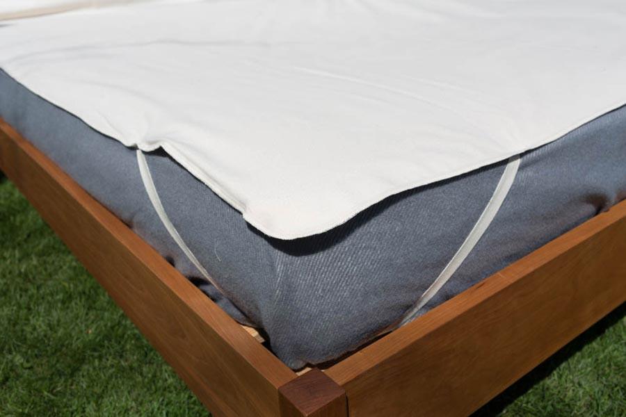 micro flannel heat reflecting mattress pad