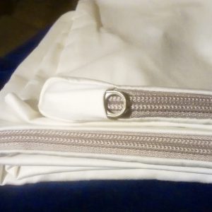 Zippered Organic Cotton Pillow Cover