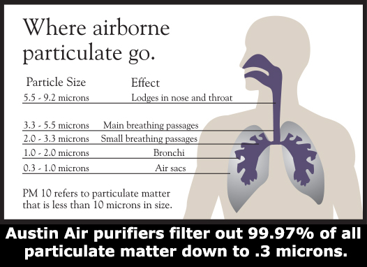 Austin Air particulate removal diagram