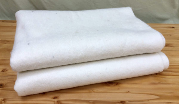 organic wool puddle pad fabric