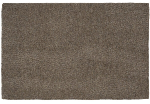 Solid woven wool rug Driftwood