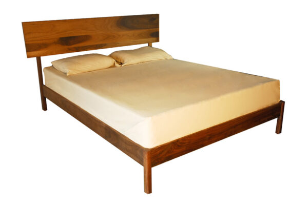 Midtowne Silhouette plank headboard bed